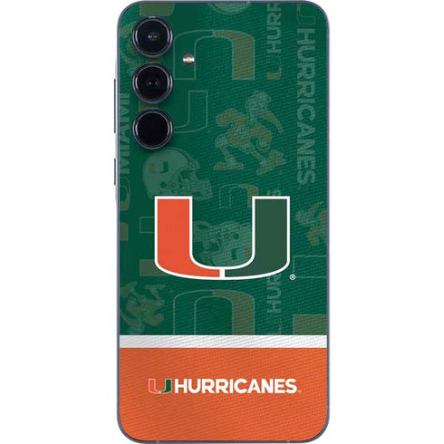 University of Miami U Hurricanes Galaxy A55 5G Skin